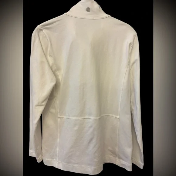 Soft stretch jacket T by Talbots SP white - Picture 3 of 3
